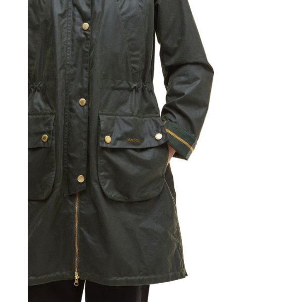 Barbour Marcy Wax Parka Lady Olive