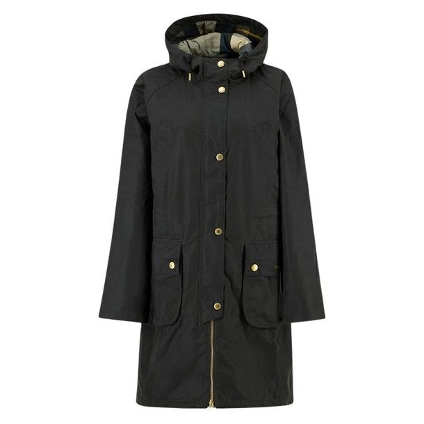 Barbour Marcy Wax Parka Lady Olive