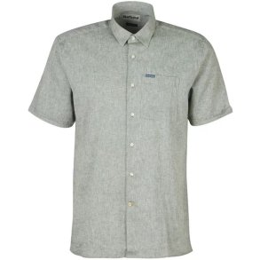 Barbour Nel S Sleeve Sum Skjorte Dusty Green