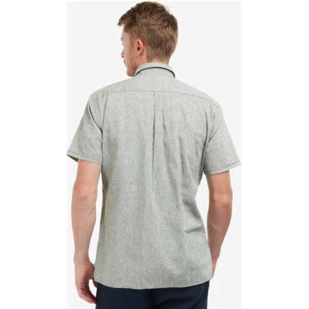 Barbour Nel S Sleeve Sum Skjorte Dusty Green