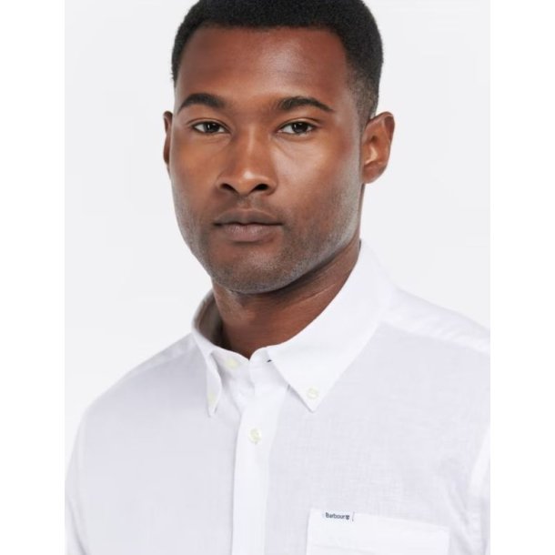 Barbour Nelson Tailored Skjorte White