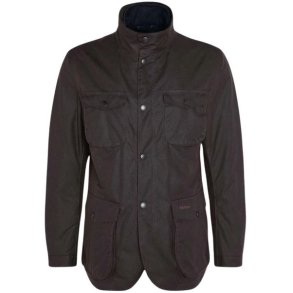 Barbour Ogston Wax Jakke Rustic/Ancient Tartan