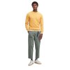 Barbour Pima Cotton Crew Neck Sweater Honey Gold