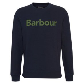 Barbour Pique Applique Crew Sweatshirt Navy