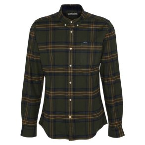 Barbour Portdown Tailored Shirt LS Olive