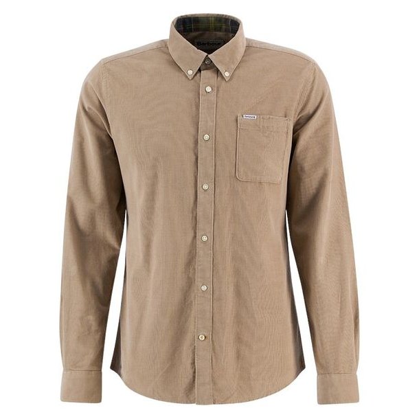 Barbour Ramsey Tailored Cord Shirt Washed Stone