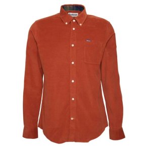Barbour Ramsey Tailored Shirt Dark Ginger