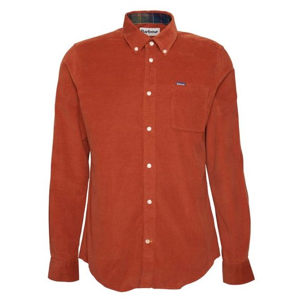 Barbour Ramsey Tailored Shirt Dark Ginger
