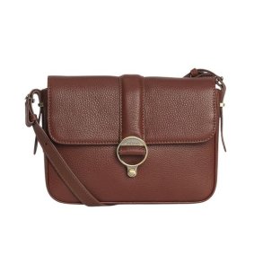 Barbour Rosa Leather Bag Brown
