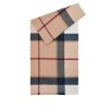 Barbour Rosefield Tartan Scarf Hessian Tartan