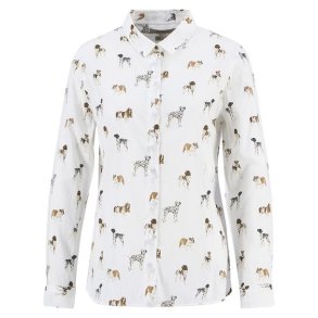 Barbour Safari LS Shirt Lady Dog Print