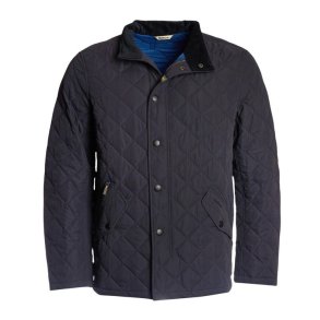 Barbour Shoveler Quilt Jacket Navy