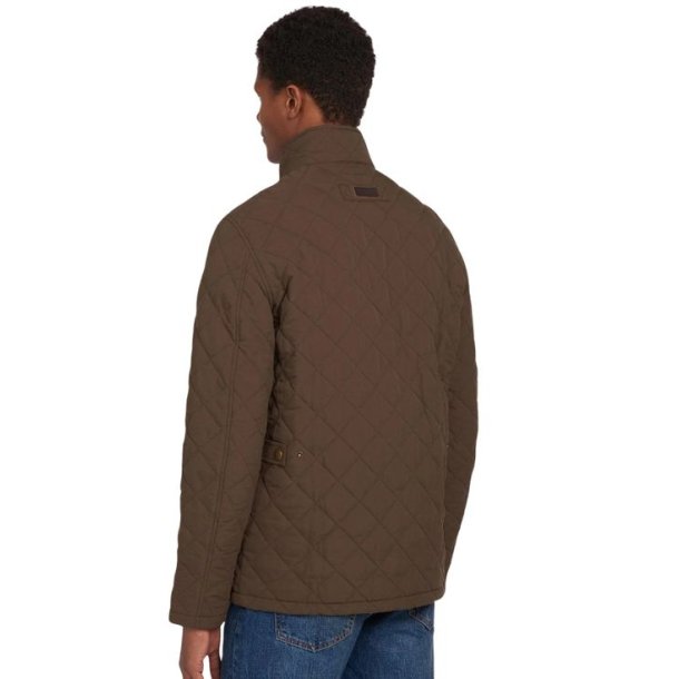 Barbour Shoveler Quilt Jacket Dk Olive