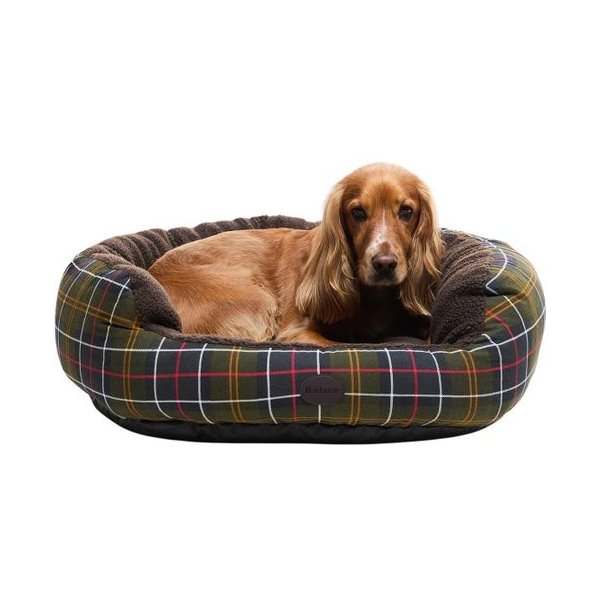 Barbour Snuggle Dog Bed 30" Classic Tartan