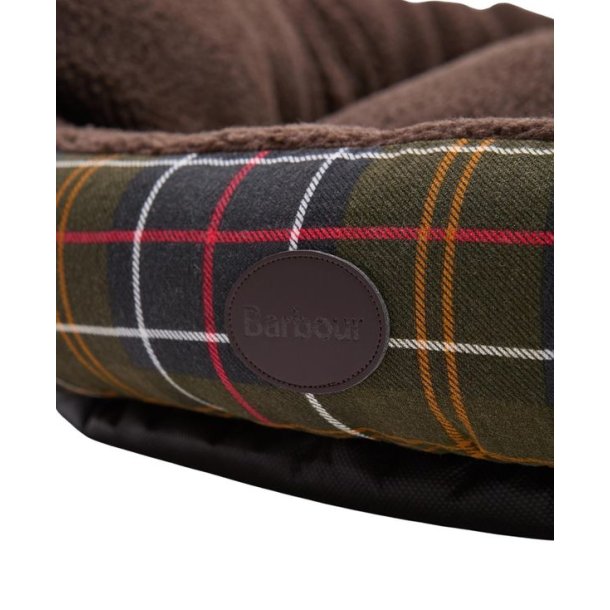 Barbour Snuggle Dog Bed 30" Classic Tartan