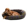 Barbour Snuggle Dog Bed 35" Classic Tartan