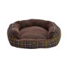 Barbour Snuggle Dog Bed 35" Classic Tartan