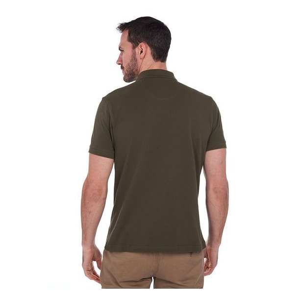 Barbour Sports Polo Dk Olive