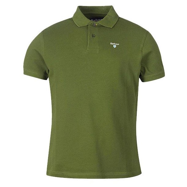 Barbour Sports Polo Rifle Green