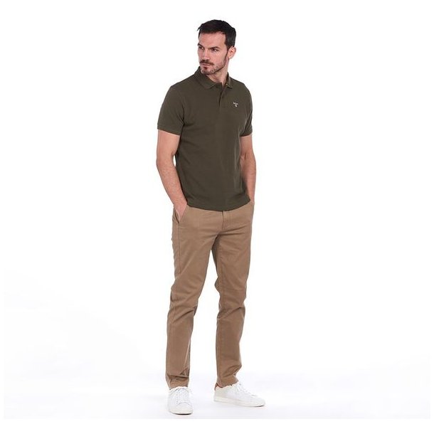 Barbour Sports Polo Dk Olive