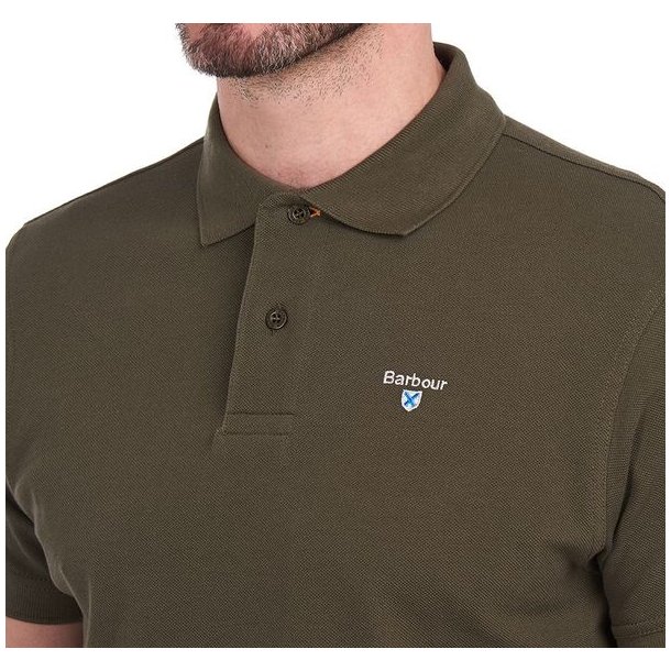 Barbour Sports Polo Dk Olive