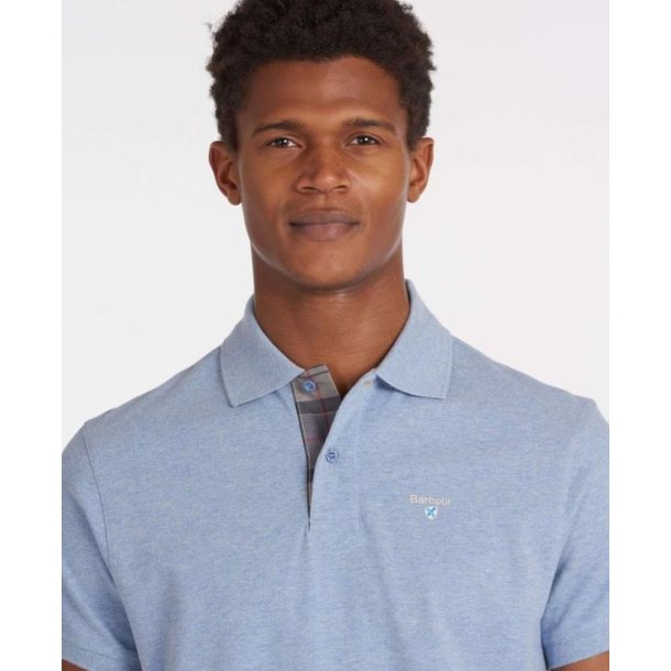 Barbour Sports Polo SS Washed Blue