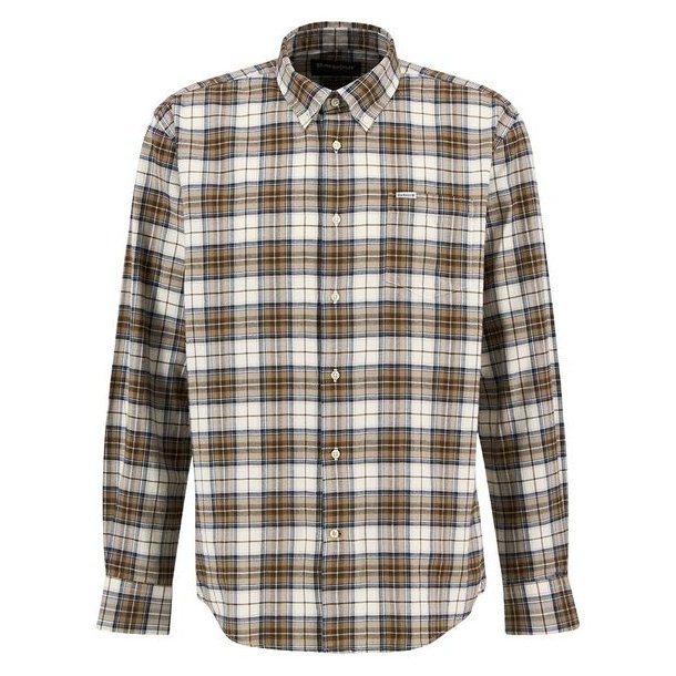 Barbour Telfield Regular Checked Shirt Stone