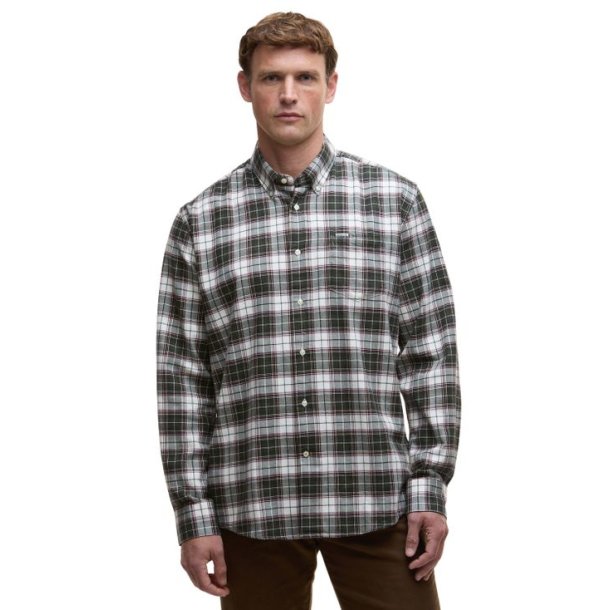 Barbour Telfield Regular Checked Shirt Olive