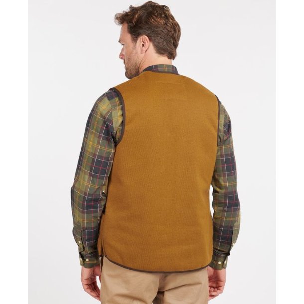 Barbour Warm Pile Zip-in Liner Vest Bark