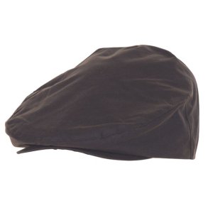 Barbour Wax Flat Cap Olive