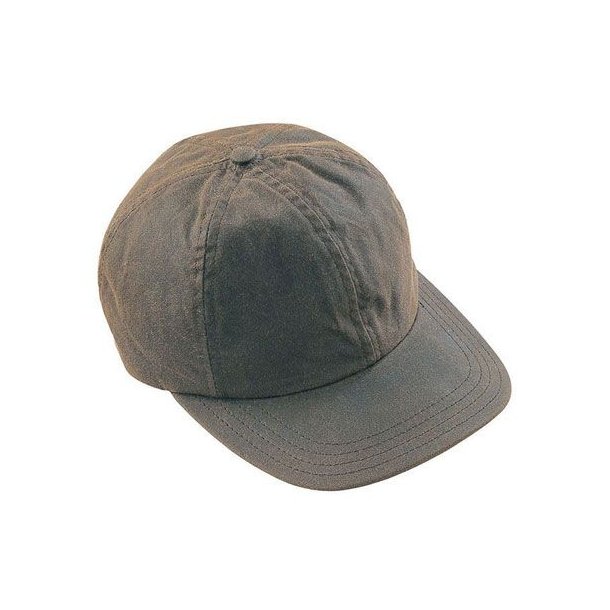 Barbour Wax Sports Cap Dark Olive