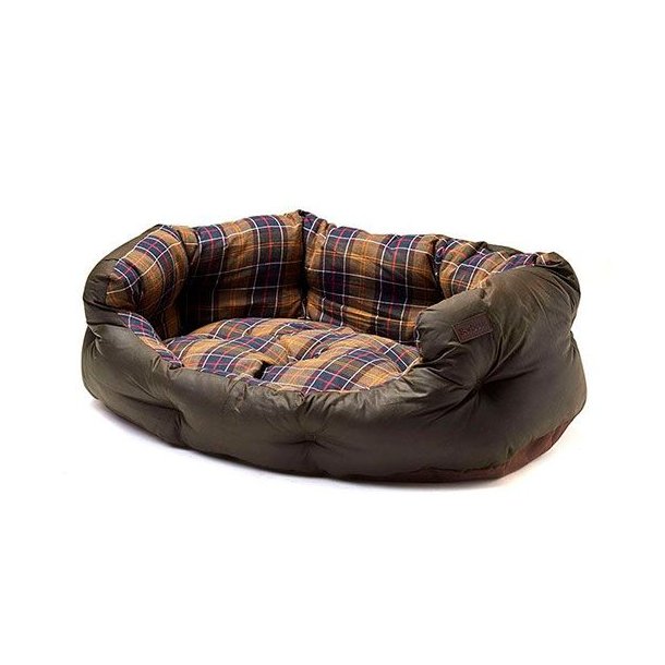 Barbour Wax/Cot Hundeseng 30" Classic/olive