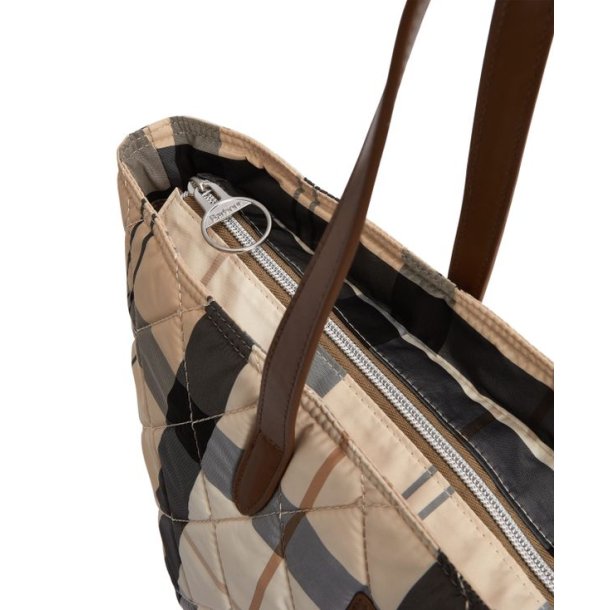 Barbour Wetherham Quilted Bag Safari Tartan