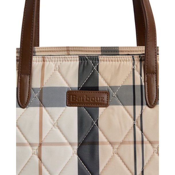 Barbour Wetherham Quilted Bag Safari Tartan