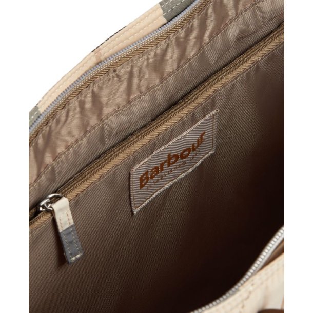 Barbour Wetherham Quilted Bag Safari Tartan