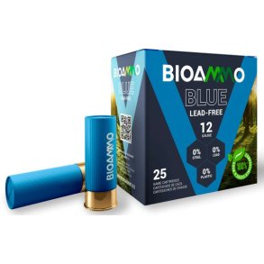 Bioammo Blue HP 12/70 3/28gram 25stk Jagtpatron Alloy