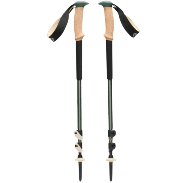 Black Diamond Trail Cork Trekking Poles Laurel Green