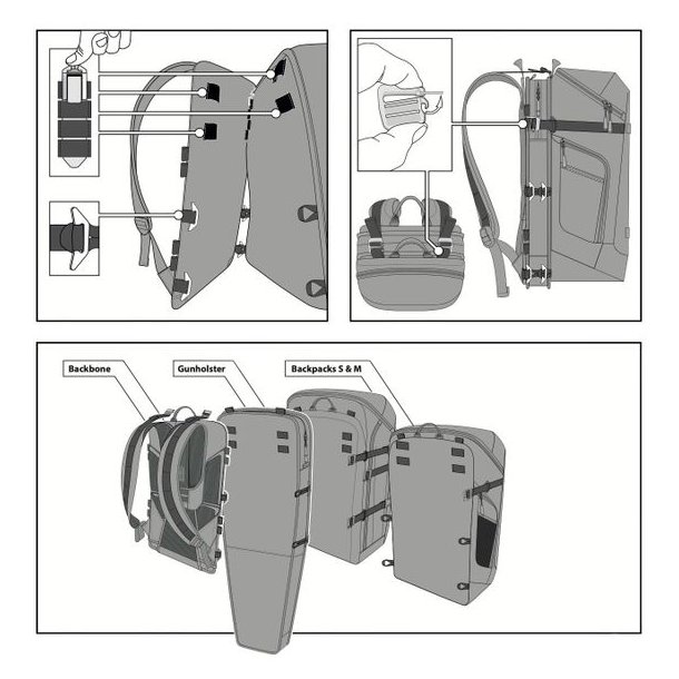Blaser Backpack Rifle Scabbard Brown