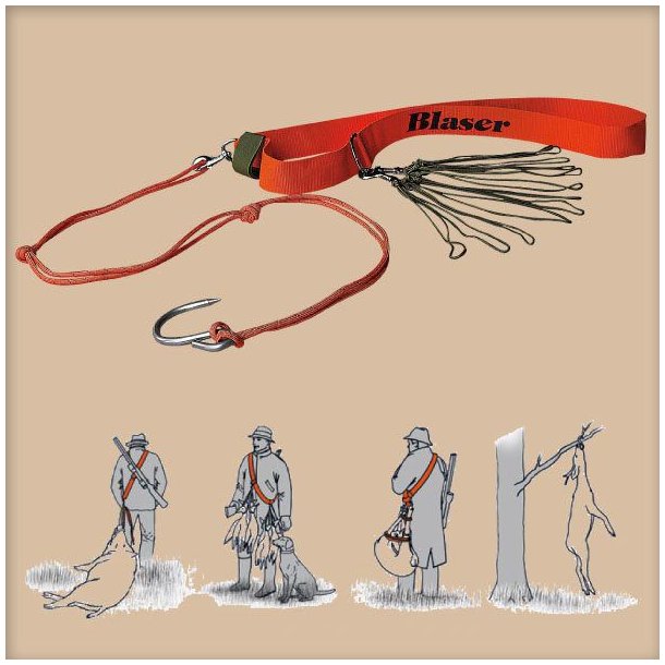Blaser Bre/Slbesele m/Krog og Galge