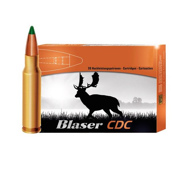 Blaser CDC 308Win 10.4g/160gr 17450 20 stk. Blyfri Riffelpatron