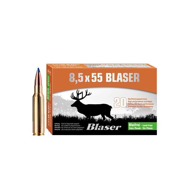 Blaser CDC 8,5x55 160gr/10,4g Barnes TTSX Blyfri Riffelpatron 20stk