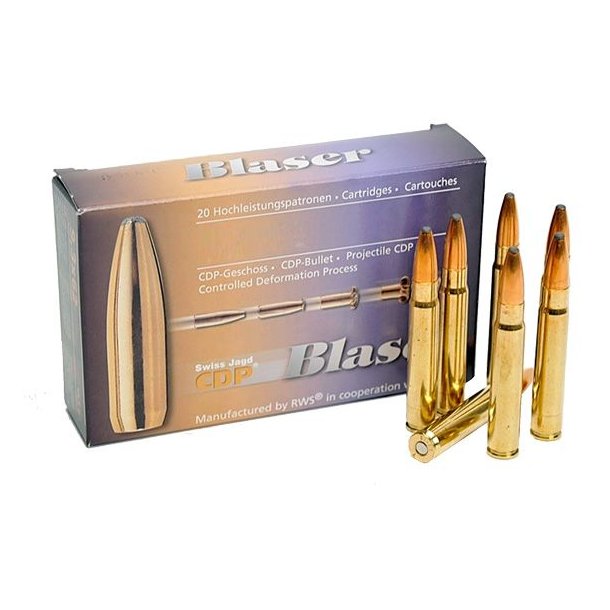 Blaser CDP 270Win 8.4g/130gr 20 stk. Riffelpatron