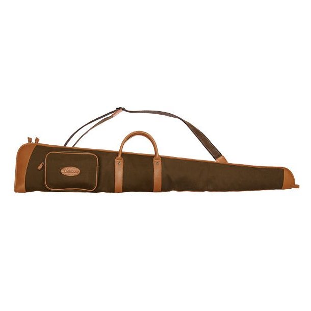 Blaser Gevr Foderal A Brun Stof/lder 130cm m/Sidelomme