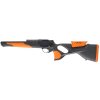 Blaser R8 Ultimate Silence Leather Adj, OrangeLeather BlackStitches