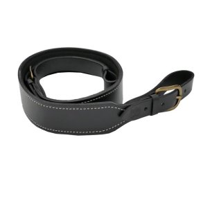 BLF Riffelrem u.Tryk Sort L�der Med Neopren