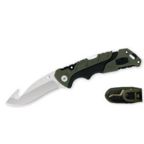 Buck Pursuit LG Foldekniv Med Bugbner Med Ls Og Skede Black/Green - 10cm