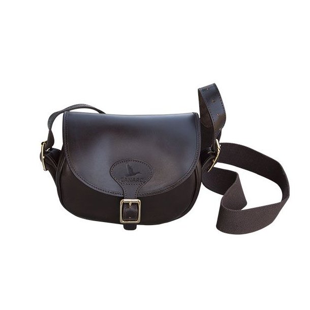 Canard Dakota Patrontaske Brun Lder