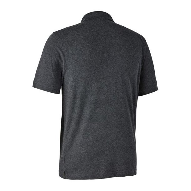 Deerhunter Gunnar Polo Shirt Dark Grey melange