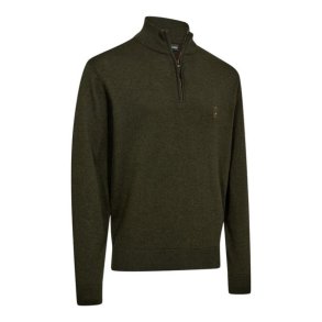 Deerhunter Harrington Half Zip Strik Forest Ember Melange