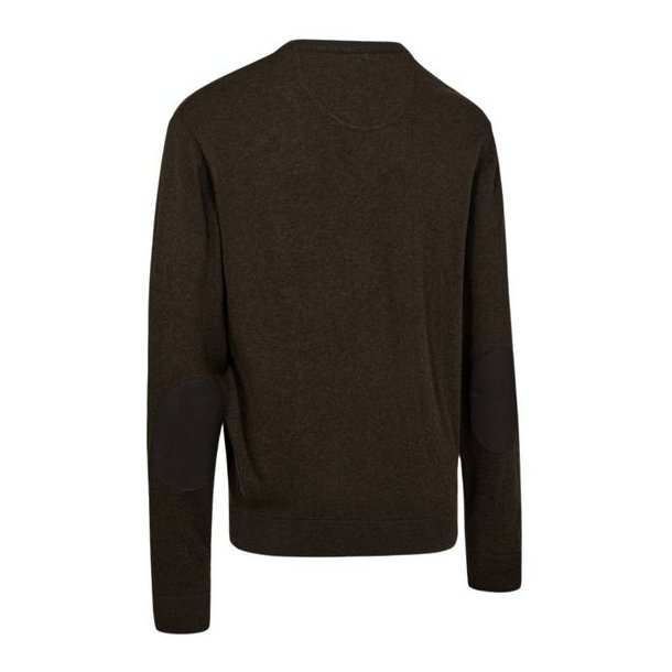 Deerhunter Harrington V-Neck Strik Brown Melange